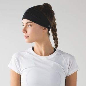 Lululemon Fringe Fighter Headband Black/Camo Print